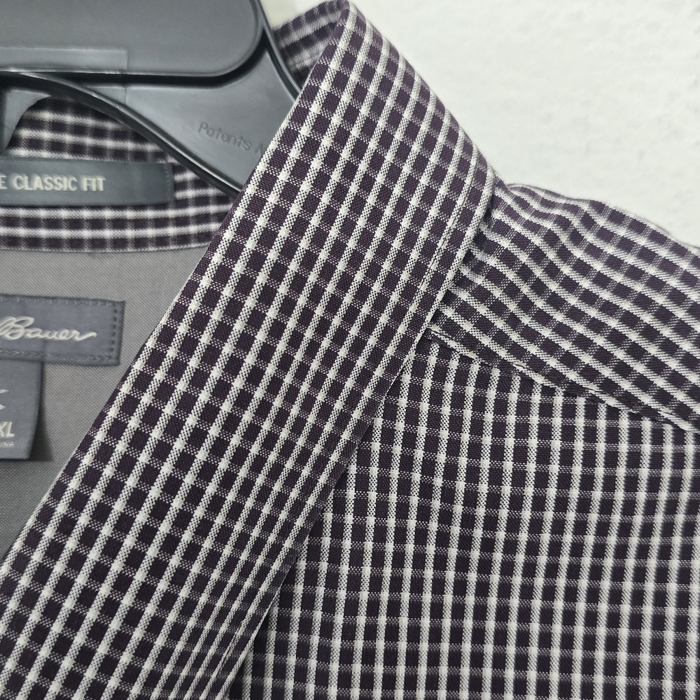 2- Eddie Bauer Wrinkle Free Classic Fit Button Front Shirts Bundle 2XL XXL - Picture 5 of 6